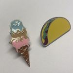 Lot Of 2 Brooch / Tack Pins Photo 5