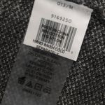 Vince Camuto  Windowpane Open Front Knit Cardigan Sweater Gray NEW Photo 6