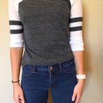 Charlotte Russe Gray 3/4 Tee Shirt Photo 0