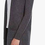 matty m  Gray Ribbed Knit Open Front Duster Sweater M Photo 5