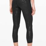 Lululemon Rare Wunder Under High-Rise Crop 23” 20YR Manifesto Foil Black Size 8 Photo 0