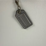 Coach Signature Satin Mini Wristlet Pouch in Dusty Purple Grey Photo 2