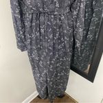 VINTAGE NEWPORT NEWS COTTON PRAIRIE DRESS GRANNY CHIC LACE COLLAR MADE IN USA Blue Size M Photo 7