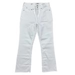 J.Crew NWT  Women's 9" Demi-Boot Crop Jeans White Size 27 Raw Hem Summer Preppy Photo 1