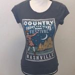 Wound Up  Nashville Under The Stars Blue Graphic Short Sleeve Shirt Photo 0