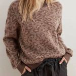 Aerie Animal Print Leopard Print Pullover Sweater Women’s Size S Photo 0