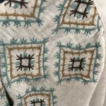 J.Jill - pure Jill-White, sheer, embroidered elastic sleeves- SOFT-long sleeve-XS Photo 3