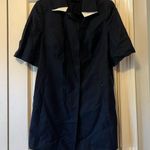Akris  Women’s Short Sleeve Coat Dark Navy Coat Size 12 Photo 0