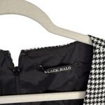 Black Halo Black White Houndstooth Dress Square Neck Pinup Rockabilly Womens 10 Photo 3