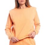 Gianni Bini GB Drop Shoulder Sweatshirt Size XS Melon Orange Juniors New Photo 0