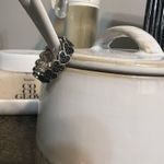 Macy's NWOT Sterling Silver Heart Eternity W/8 Photo 3