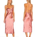Camila Coelho Revolve Arnoldo Midi Dress in Rust Pink Small Photo 2