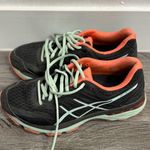 ASICS Womens Shoes Dynamic Duomax GT 2000 Fluid Ride Black Aqua Orange Photo 3