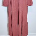 BeachLunchLounge  Dusty Pink Gauze Midi Dress Size XXL Wedding Guest Dress Photo 5