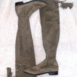 Marc Fisher  Olympia brown over the knee stretch faux suede tassel women boot 8.5 Photo 0