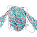 Lush Clothing Lush Re-wrap Bunny Rabbit Floppy Ear Tote Backpack Easter String Bag NWT Whimsy Photo 0