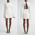 NWOT ISRAELLA KOBLA Zola Back Cutout Long Sleeve White Minidress Sz 6 Photo 1