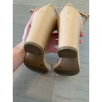 Jessica Simpson Women's Beige Gold Block Heel Sandals Size 7.5 Photo 6