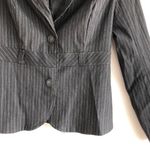 Rampage Gray Pinstripe Blazer Suit Jacket Size L Juniors Photo 2