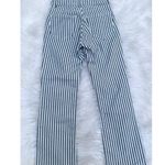 ZARA NWT Striped Crop Jeans Photo 2