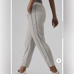 Athleta Brooklyn Textured Ankle Pant City Stripe Size 4 Tall Photo 2