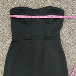 Tildon Women’s Black Cocktail Pencil Midi Dress Boning Bustier Party Strapless 6 Photo 6