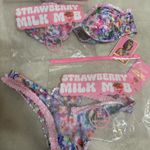 Strawberry Milk Mob Bikini Set Pink Size L Photo 4