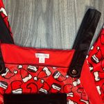 Xhilaration Red Pajama Overalls with Black Accents Photo 10