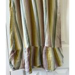 Madewell Lightestspun Tie-Strap Ruffle-Hem Cover-Up Dress in Rainbow Stripe Photo 6