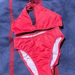 Venus  pink two piece bikini - has high waisted bottoms 
Women’s size 4 Photo 0