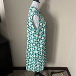Katherine Way Dress Floral Womens Athletic Stretchy Golf Beach Blue Green 2XL Size 2X Photo 4