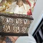 Alfred Dunner  Cream and Red Blouse with Three-Quarter Sleeves Photo 4