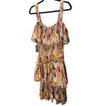 Mila Mae Floral Tiered Pleated Midi Dress Photo 6