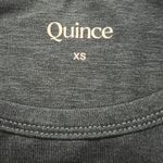 Quince  Flowknit Breeze Long Sleeve Top Women XS Navy Thumbholes Stretch Active Photo 6
