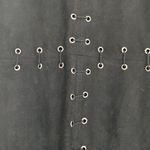 Sugar Lips Sugar & Lips velvet grommet black mini dress Photo 1