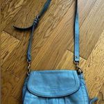 American Leather  Co.  Blue Leather Crossbody Bag Photo 0