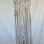 Rosie Harlow NWT striped wide leg jumpsuit sleeveless white black small Photo 5