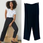 Everlane The Put-Together Pleat Pants Trousers Draped Lyocell Black Size 2 Photo 1