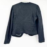 Loft  Womens Black Blazer‎ 100% Linen Office Workwear Summer Career Jacket Size S Photo 5
