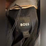 Hugo Boss Jabielle Pinstripe Wool Double Breasted Blazer Gray. Womens size 4 Photo 10