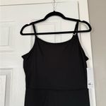 Yogalicious  Lux Black Rib Scarlett Flare Jumpsuit size L Photo 3