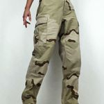 Y2K Women’s Cargo Combat Trousers in Desert Camo Medium Regular Green Photo 8