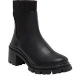 Steve Madden Zappa Lug Sole Black Pull On Chelsea Boot Photo 0