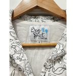 Bea & Dot By ModCloth Bird & Flower Floral Print Dress Small Picnic Spring Photo 5