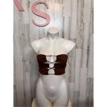 Brown tube top size XS Brown Photo 1