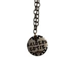 Handmade Las Vegas Raiders Cutie Pendant Necklace Black Silver Tone Fan Jewelry Photo 3