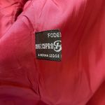 Salvatore Ferragamo Red Blazer Size 14 Mother of Pearl Shell Buttons Festive Photo 9