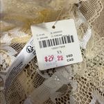 Anthropologie π Elegant Lace Bralette in Light Yellow NWT Size XS Photo 1