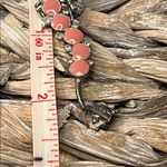 Chic Coral Caterpillar Brooch with Rhinestone Accents Pink Photo 3