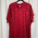 Torrid Red Lace High Neck Skater Mini Dress Sz.4 Photo 6